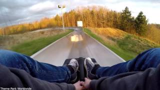 Swadlincote Ski Centre Toboggan On Ride POV [upl. by Auric526]