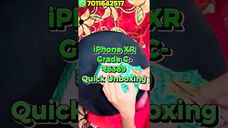 Quick Unboxing iPhone XR ₹6389 From Cashify Supersale  cashify iphone unboxing shorts [upl. by Philpot]