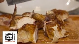 Crispy FlatRoast Chicken  Mad Hungry with Lucinda Scala Quinn [upl. by Atisor]