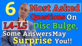 The 6 Most Asked Questions on L4L5 Disc Bulge Some Answers May Surprise You Dr Frank Altenrath [upl. by Keg]