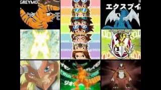 digimon digievoluciones de los digimon principales [upl. by Aleet]