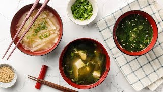 How to Make Vegan Miso Soup 4 Ways  Quick amp Easy 🥣 [upl. by Punke]