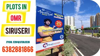 👉Plots For Sale in OMR 🏡siruseri Pudupakkam Padur Navalur [upl. by Pence787]