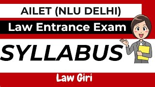 AILET Syllabus amp Books 2025AILET Exam Preparation Paper PatternHow to prepare for AILET LawGiri [upl. by Marci824]