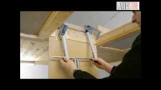 Installing the Youngman Telescopic Loft Ladder [upl. by Tterab]