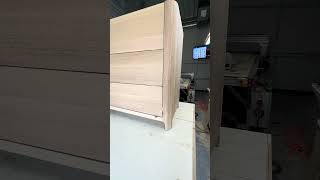 Custom White Oak Dresser Progress  Beautiful Radius Legs amp Grain Match [upl. by Delle]