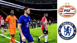 PSV VS CHELSEA UEFA Europa League Ft Mendy Havertz Pulisic  Full match amp Gameplay [upl. by Berton]