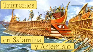 Trirremes 480 aC en Salamina y Artemisio [upl. by Niuqauj56]