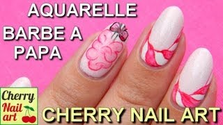 AQUARELLE nail art sucré [upl. by Johanna]