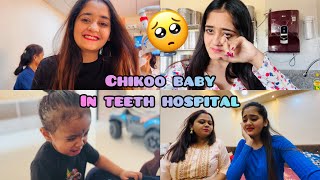 Kya aaj Mere Teeth Clips Nikal jayenge🥺 Chikoo Baby Full Funny comedy in Hospital 🤪 Bindass Kavya [upl. by Adnowat]