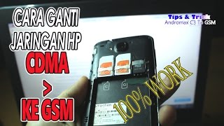 Tutorial merubah jaringan CDMA ke GSM di Andromax c3 step by step [upl. by Ennairoc]