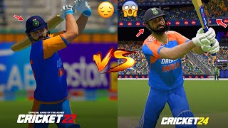 Cricket 24 vs Cricket 22 🔥🔥 Which one is Best Cricket Game for PC  Graphics Gameplay and much more [upl. by Dnalwor]