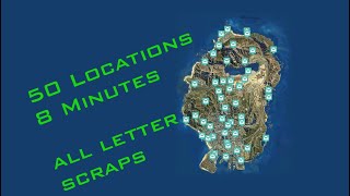 Short Letter Scrap Guide  GTA V  50 Letter Locations [upl. by Eenhat]