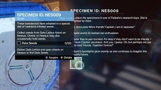 How to get Specimen ID NES009 and Final Catalyst Choir of One Encore Coda  Destiny 2 [upl. by Naam]