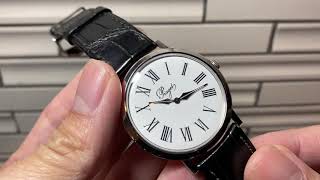 第182集 Piaget Altiplano 9P傳奇世界最薄機芯50周年復刻大明火琺瑯紀念版完美簡約黑白配 [upl. by Otina714]