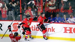 Ottawa Senators All 2017 Playoff Goals [upl. by Ganley245]