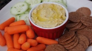 Roasted Garlic Hummus Recipe [upl. by Ayotnahs]