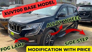 Xuv700 Base Model Modified  Modification With Price [upl. by Esimaj]