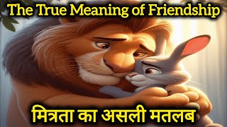 The True Meaning of Friendship  मित्रता का असली मतलब  Hindi Stories [upl. by Akemej]