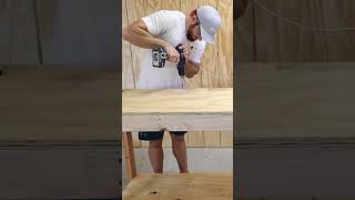 DIY Miter Saw Station with Custom Stop Block System  shorts [upl. by Bruno]