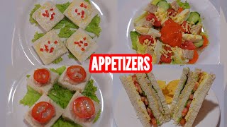 4 SIMPLE KINDS OF APPETIZERS [upl. by Jago]