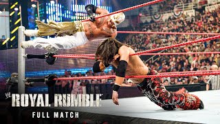 FULLLENGTH MATCH  Raw  Triple H vs The Rock  WWE Championship Match [upl. by Giannini]