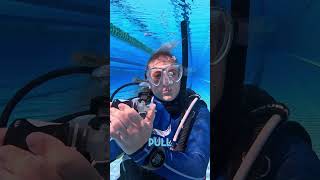 How To Breathe From A Free Flowing Scuba Regulator  Scuba Skills 🤿 [upl. by Bopp]