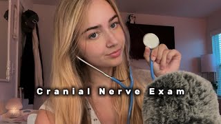 ASMR Cranial Nerve Exam light triggers follow my instructions fast and aggressive [upl. by Dlonyar]