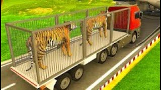 Cargo trucks 🚛 🚒 have a mission to cargo a tigers 🐅🐯 today [upl. by Winther]