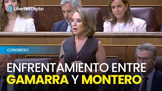 Duro enfrentamiento entre Gamarra y Montero en el Congreso por el independentismo [upl. by Phira]