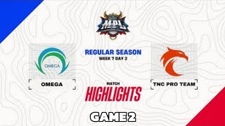 MPL OMEGA VS TNC GAME 2 [upl. by Rye]