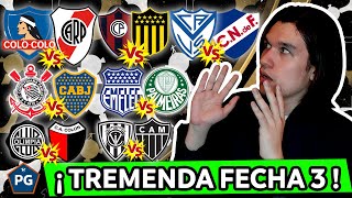 COPA LIBERTADORES 2022🔥FECHA 3👉PREDICCIÓN Y ANÁLISIS [upl. by Eseuqcaj]