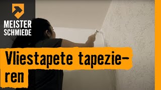 Vliestapete tapezieren Planung amp Untergrundvorbereitung  HORNBACH Meisterschmiede [upl. by Ithnan]