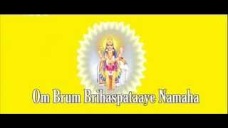 JupiterBrihaspati mantra  Om Brim Brihaspataaye Namaha  108x [upl. by Anissa]