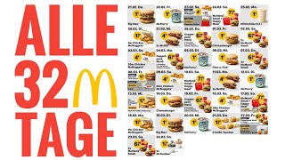 Hier sind ALLE 32 Deals der Mcdonads Oster Kalender Aktion  32 Tage Überraschungs Gutscheine [upl. by Layman]