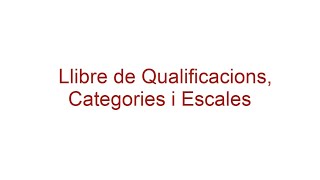 Moodle Docents  Llibre de Qualificacions Categories i Escales [upl. by Lennod]