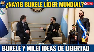 ALERTA NAYIB BUKELE Juramentado en EL SALVADOR  JAVIER MILEI PRESENTE [upl. by Aronoh806]