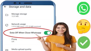Come disattivare WhatsApp quando i dati mobili sono attivi 2024 [upl. by Alexandro]