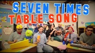 Seven Times Table Song Cups by Anna Kendrick Cover with Classroom Instruments [upl. by Auqenat]