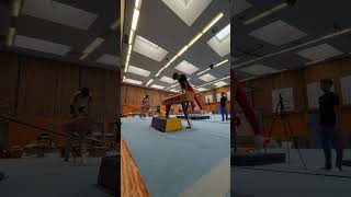 Pommel Horse Training gymnast gymnatics gym sports [upl. by Elrae]