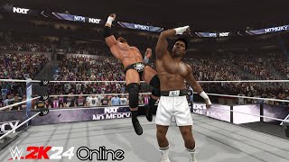 WWE 2K24 Added Muhammad Ali and hes INSANE [upl. by Taima]