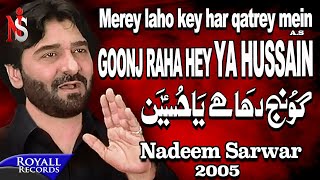 Nadeem Sarwar  Gunj Raha Hai Ya Hussain  2005 [upl. by Neram]