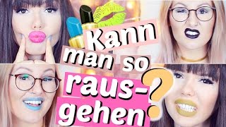 DIE KRASSESTEN LIPPENSTIFTE 💄💋 Kann man so raus gehen  ViktoriaSarina [upl. by Fabiola]