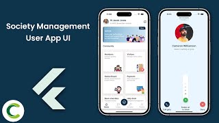 Society Management User App UI in Flutter  SevenGen Society [upl. by Rennoc25]
