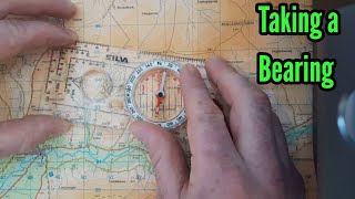 How to take a Compass Bearing using silva compass [upl. by Agni340]