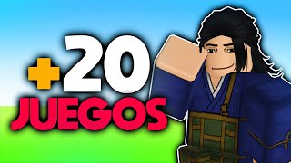 MÁS DE 20 JUEGOS DE ROBLOX QUE DEBERIAS CONOCER EN MENOS DE 5 MINUTOS ☝🤓 [upl. by Ennaerb606]