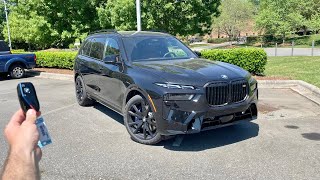 2025 BMW X7 M60i Start Up Exhaust Test Drive Walkaround POV and Review [upl. by Neelrihs]