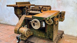 Top Skills of The Mechanic To Full Restoration The Hitachi 3Phase A1500 3 In 1 Woodworking [upl. by Yaresed533]