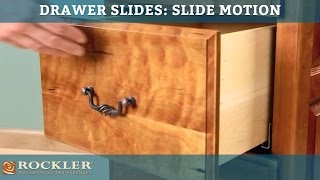 Drawer Slide Tutorial Slide Motion [upl. by Jonette]