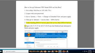 Set up Unlocator VPN Smart DNS on Fritz Box [upl. by Terb]